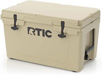 RTIC Hard Cooler, 45 qt, Tan, Ice C