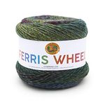 Lion Brand Yarn Company 217-608 Ferris Wheel Yarn, Imaginary Garde, One Skein