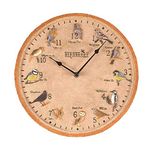 Outside & In Birdberry 12in Wall Clock (5064005)