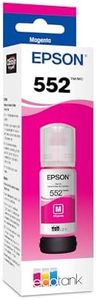 Epson 552 EcoTank Ink Ultra-high Capacity Bottle Magenta (T552320-S) Works with ET-8500, 8550