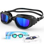 Zeligerstar Swimming Goggles, Polarized Goggles Swimming Adult, Anti Fog Anti Leak UV Protection Open Water Swim Goggles for Men Women Junior with Goggle Case