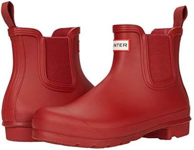 Hunter Original Women's Waterproof Chelsea Boot (Military Red, US Size 10), Military Red