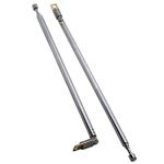 Ancable 2-Pack AM FM Antenna 62cm 24.4" Long 4 Sections Telescopic Antenna for Radio TV