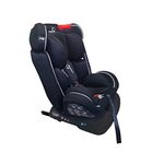 Babykins Convertible Isofix Baby Car Seat with 3 Recline Positions (Age:0-12y) | Your Child’s Throne for Safe Rides! [ECE R44/04 Safety Certified] | Available in Matte Black