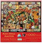 SunsOut Mah Jongg Masters 1000 pc Jigsaw Puzzle - Mah Jongg Collage - by