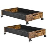 FOUCSSOMEI Under Bed Storage with W