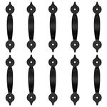 NNNJunhua Matte Black Cabinet Pulls Handle for Wardrobe Cupboard Drawer Modern Hardware Accessories 10 Pieces