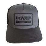 DEWALT Men's Oakdale Patch Trucker Hat (Grey/Black)