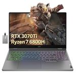 Lenovo Legion 5 Pro 16" QHD 165Hz Gaming Laptop, AMD Ryzen 7 6800H, 32GB DDR5, 1TB SSD, NVIDIA GeForce RTX 3070Ti 8G, 4-Zone RGB Backlit Keyboard, Wi-Fi 6E, Grey, Win 11, 32GB Hotface USB Card