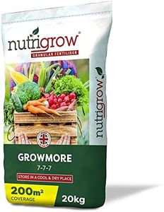 Nutrigrow Growmore Plant, Tree & Vegetable General Garden Fertiliser 20KG | Covers 200m²