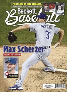 Beckett Baseball Magazine December 2021 Max Scherzer