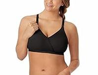 Playtex Women's Maternity Shaping Foam Wirefree Full Coverage Nursing Bra, Black, XS