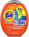 Tide Pods Ultra Oxi Liquid Laundry Detergent Pacs, 73 Count, Packaging May Vary