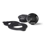 Alpine SPV-10TW-WRA Weather-Resistant 1” Component Tweeters for 2007+ Wrangler JK/JL & Gladiator JT