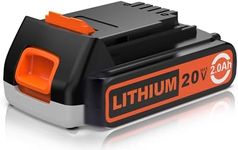 POBNRA Battery Replacement for Black and Decker 20v Lithium Battery (LBXR20),Compatible with All Black and Decker 20V MAX Power Tools LBXR2020 LBX20 LBXR2520 LB2X4020 LB2XR20