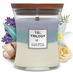 WoodWick Scented Candle with Crackling Wick | Café Sweets Medium Hourglass Trilogy Candle | Long Burning Candles: Up to 60 Hours | Perfect Gifts for Women