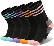 Cooplus Womens Athletic Crew Socks 