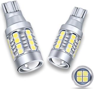 912 921 LED Bulb for Backup Reverse Light Bulbs, 3000 Lumens 800% Brighter Super Bright Canbus Error Free 906 904 922 W16W T15 LED Bulbs with Projectors, 6500K White T15 912 Led Bulb. Pack Of 2