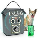 Dog Barking Control Device, Automatic Anti Barking Device for Dogs 50 Ft Waterproof with 4 Adjustable Mode 2 Sound Speakers, Stop Dog Barking Deterrent Anti-Bark Dog Training Tool Indoor/Outdoor