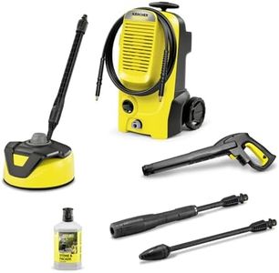 Kärcher K 5 Classic Home Pressure Washer, Pressure: max. 145 bar, Flow Rate: 500 l/h, Area: 40 m²/h, Water Filter, Weight: 5.6 kg, high-Pressure Gun, Dirt Blaster, Spray Lance, Home Kit