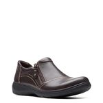 Clarks Collection Women's Carleigh Ray Oxford, Dark Brown Leather, 7.5 Narrow US