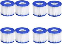 8PCS Lay Z Spa Filter Cartridge Size VI 58323 Bestway Replacement Cartridge AU (8PCS)