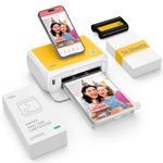 YOTON Photo Printer, Picture Printer with 54 Sheets Bundle (4"x6"), Support AR Video Printing, Wi-Fi Connection, High-Definition Dye-Sublimation, for iOS/Android, Mac Not Supported (Yellow)