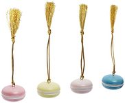 Lenox Macaroon Cookie 4-Piece Ornament Set, 0.5 LB, Multi
