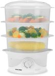 Kalorik 3 Tier Food Steamer, White