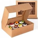 VGOODALL 6PCS Cupcake Containers wi