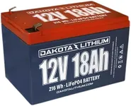 Dakota Lithium - 12V 18Ah Deep Cycle Battery - 1 Battery