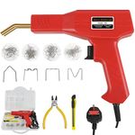 LONENESSL Plastic Welder Repair Kit，Plastic Welding Machine Car Bumper Repair Kit with 200 Flat/Wave/Outside & Inside Corner Staples & Plier, 50W Car Bumper Crack Repair Kit for Car Parts/Kayak/Canoe