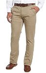 Kirkland Signature Men's Chino Pant Standard Fit Straight Leg - Beige - 34W x 30L