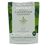 Eden’s Best Worm Castings Organic Fertilizer | 100% Organic Fertilizer | Organic Fertilizer for Vegetable Garden | Garden Fertilizer | 5 Pound Bag