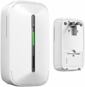 SITERWELL Plug in Carbon Monoxide Detector 10 Year Battery, CO Alarm Detectors with Electrochemical Sensor and Sound Warning, AC Powered Portable Carbon Monoxide Detector for Home Office Travel,1-Pack