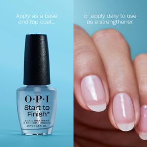 OPI Start To Finish 3-in-1 Nail Treatment – 15ml