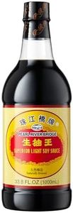 Pearl River Bridge Superior Light Soy Sauce – Naturally Brewed from Non-GMO Soybeans, Vegan, No MSG Added – All-Purpose Seasoning for Stir-Fries, Marinades, Sushi, Dumplings & Everyday Asian Cooking, 33.8 fl oz ，Plastic Bottle