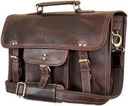 RUSTIC TOWN Leather Messenger Bag f