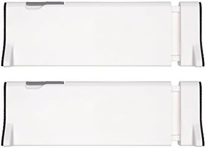 OXO 13227200 Good Grips Expandable Dresser Drawer Divider - 2 Pack White