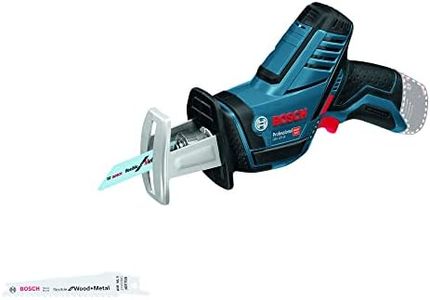 Bosch Professional 12V System GSA 12V-14 cordless reciprocating saw (cutting depth in wood/metal profiles: 65/50 mm, including 2 saw blades, excluding batteries and charger, in carton)