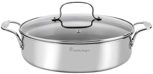 Stanley Rogers Matrix Chef's Pan with Lid, 28 cm