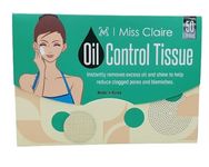 Miss Claire Miss Claire Oil Control Tissue, Brown, 50 Count, Clear, 50 Pieces