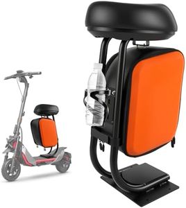 Electric Scooter Seat Compatible with Segway Ninebot ZT3 Pro Seat Attachment for Adult with 10L Large Storage Bag, Comfortable PU Cushion, Cup Holder