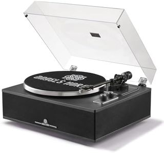 ANGELS HORN Bluetooth Vinyl Record Player - High-Fidelity 2-Speed Turntable with Built-in Speakers - Includes Phono Preamp & Magnetic AT-3600L Cartridge - Black Classic Edition