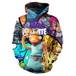 Cbiagz Boys/Girls Game Hoodie Unisex 3D Printed Anime Sweatshirts Battle Royale Pullover Hoodies, B, X-Large