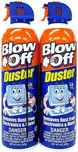 Blow Off Compressed Air Duster Can MAX Professional Cleaner 1111 Non-Toxic 8oz. Stop The Build-up of Dust in Your Electronics, Clogging up The Cooling Fan. Pack of 2
