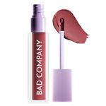 BAD COMPANY Unstoppable Transfer Proof Matte Lipstick for Women | Water Proof | Smudge Proof | Long Wear | Non Drying - enriched with Macademia & Marula Oils, Caffeine | In It to Win It 03(5ml)