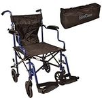 Super lightweight folding transit travel wheelchair in a bag ECTR05