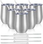 6 Pack Stainless Steel Wine Tumbler