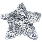 CAVLA 200 Pcs Easy Fix Washers, 4-Claw Washers Nail Gaskets, 28mm Diameter Insulation washers for Gypsum Board Extruded Plate Insulation Thermoboard Fixed Backer Boards